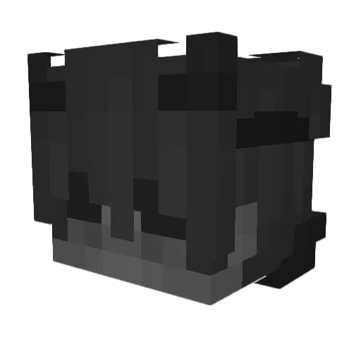 MrPandari Minecraft avatar head, 3D render