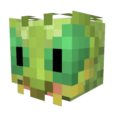 MrPapprika Minecraft avatar head, 3D render