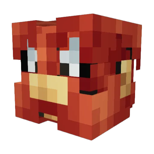MrPatatesszz Minecraft avatar head, 3D render