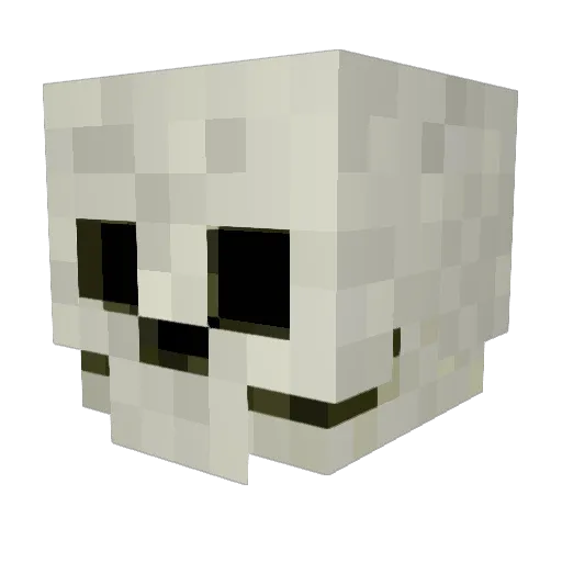 MrPeanut9 Minecraft avatar head, 3D render