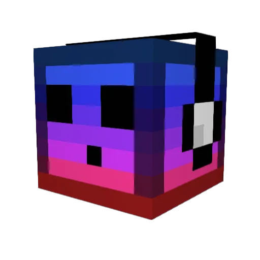 MrPedguin Minecraft avatar head, 3D render