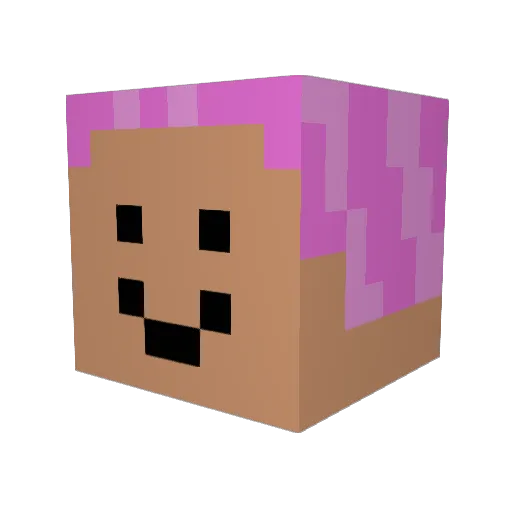 MrPepper791 Minecraft avatar head, 3D render