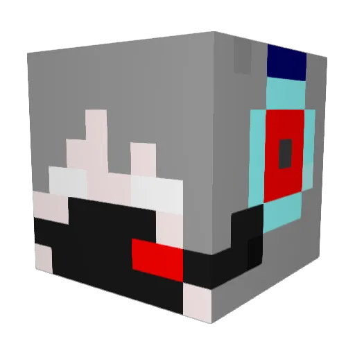 MrPercThirty Minecraft avatar head, 3D render