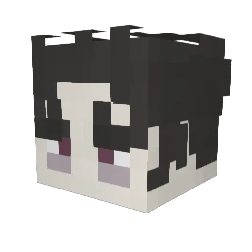 MrPersnickety Minecraft avatar head, 3D render