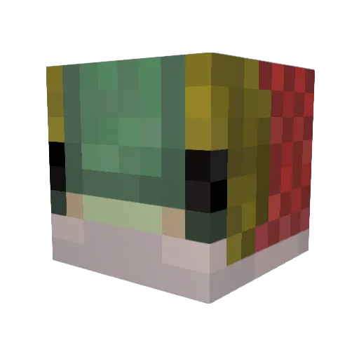 MrPescado Minecraft avatar head, 3D render
