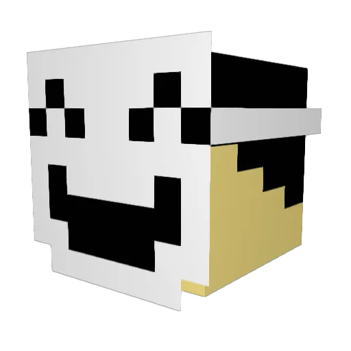 MrPetch1234 Minecraft avatar head, 3D render