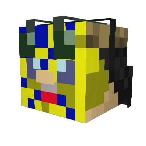 MrPickles0904 Minecraft avatar head, 3D render