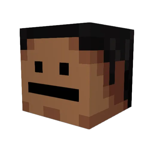 MrPickles1467 Minecraft avatar head, 3D render