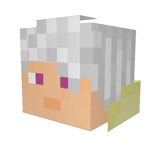 MrPikester Minecraft avatar head, 3D render