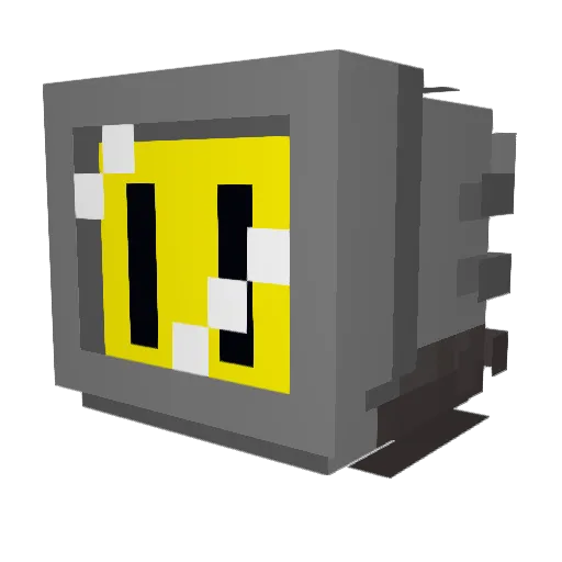 MrPilaTV Minecraft avatar head, 3D render