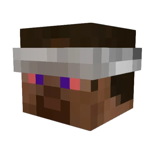 MrPineapple101 Minecraft avatar head, 3D render