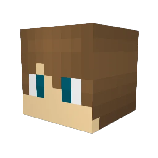 MrPixels33521 Minecraft avatar head, 3D render