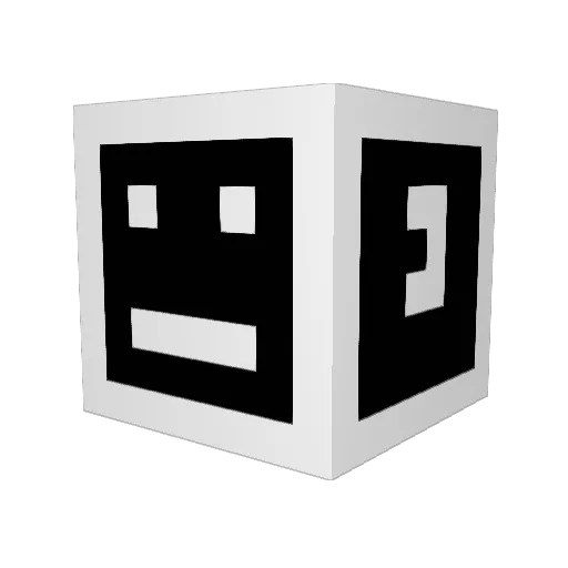 MrPixely Minecraft avatar head, 3D render