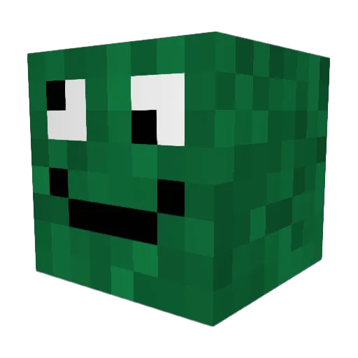 MrPlantman Minecraft avatar head, 3D render