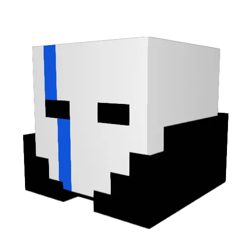MrPlayer42 Minecraft avatar head, 3D render