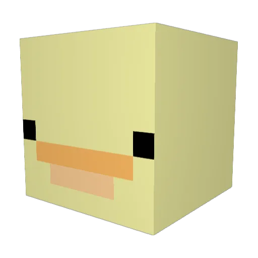 MrPontiac Minecraft avatar head, 3D render