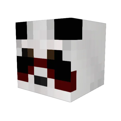 MrPopeidge Minecraft avatar head, 3D render