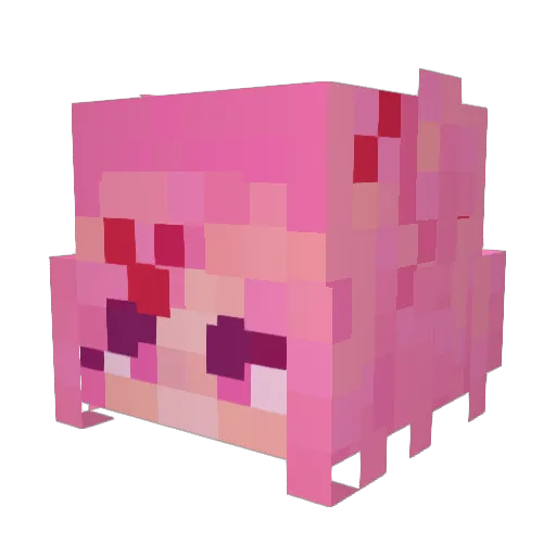MrPotatoest Minecraft avatar head, 3D render