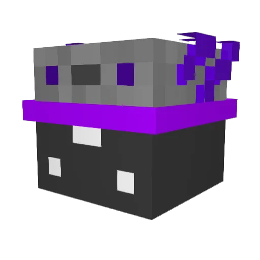 MrPowersXD Minecraft avatar head, 3D render