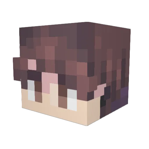 MrPownd Minecraft avatar head, 3D render