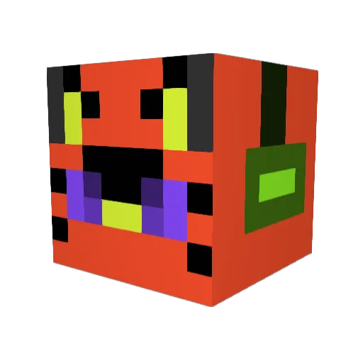MrPresiden7 Minecraft avatar head, 3D render