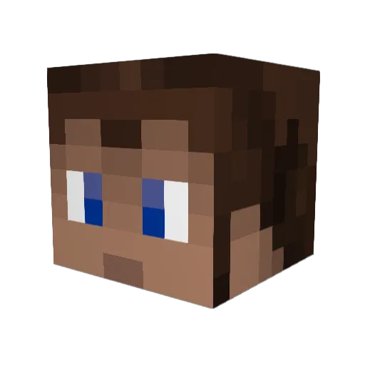 MrPresident92 Minecraft avatar head, 3D render