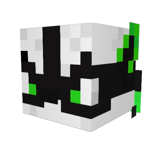 MrProcario Minecraft avatar head, 3D render