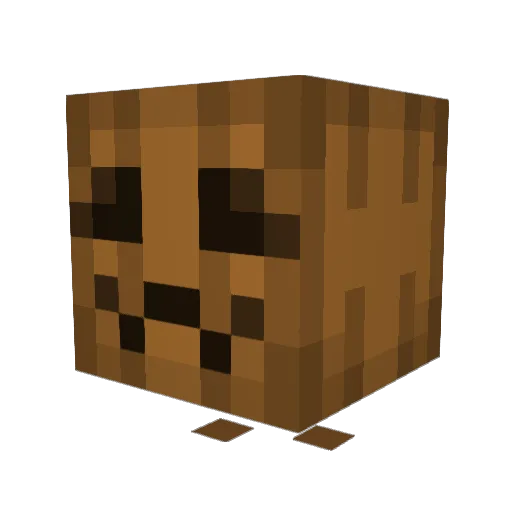 MrPumpkin2080 Minecraft avatar head, 3D render