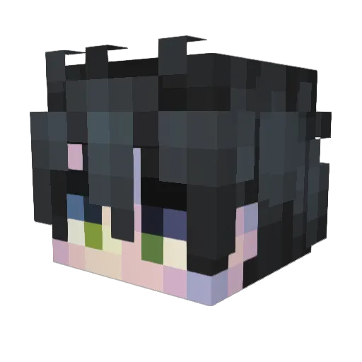 MrPxndx Minecraft avatar head, 3D render