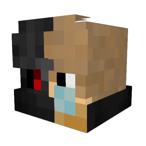 MrQuack04 Minecraft avatar head, 3D render