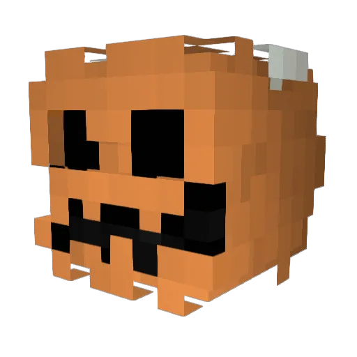 MrQuacks217 Minecraft avatar head, 3D render
