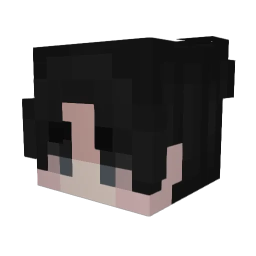 MrQventy Minecraft avatar head, 3D render