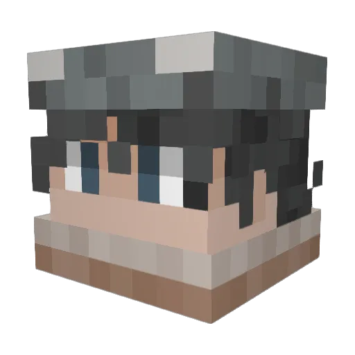 MrRangnar Minecraft avatar head, 3D render