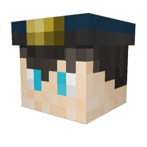 MrRayo99 Minecraft avatar head, 3D render