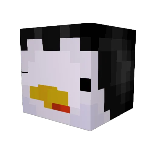 MrRazzy Minecraft avatar head, 3D render