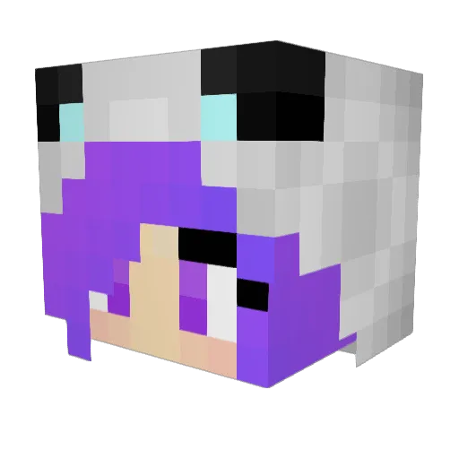 MrReckless Minecraft avatar head, 3D render