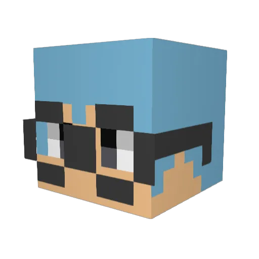 Minecraft-Avatar von MrRedcito: Kopf als 3D-Render