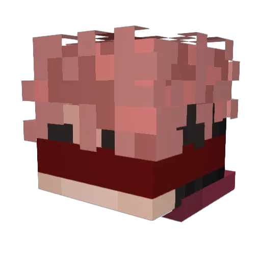 MrReloot1k Minecraft avatar head, 3D render