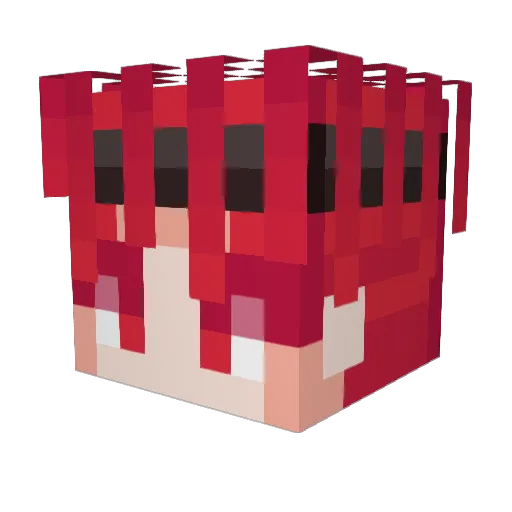 MrRichL Minecraft avatar head, 3D render