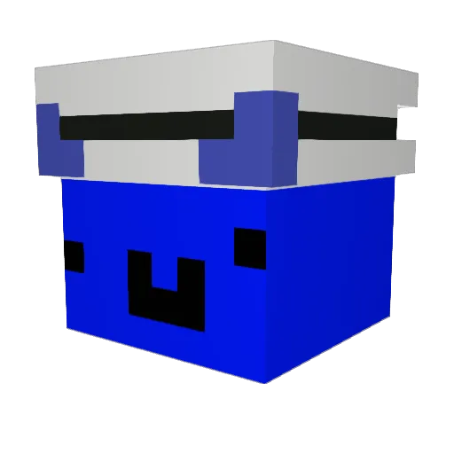 MrRizz8 Minecraft avatar head, 3D render