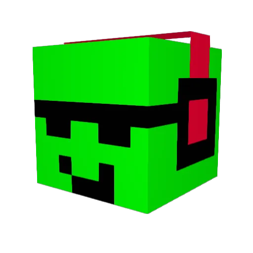 MrRobinLP Minecraft avatar head, 3D render