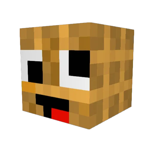 MrRofllWaffles Minecraft avatar head, 3D render