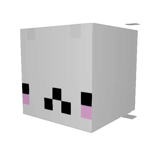 MrRomeliu Minecraft avatar head, 3D render