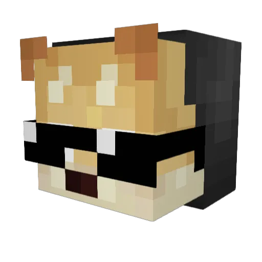 MrRoro__ Minecraft avatar head, 3D render