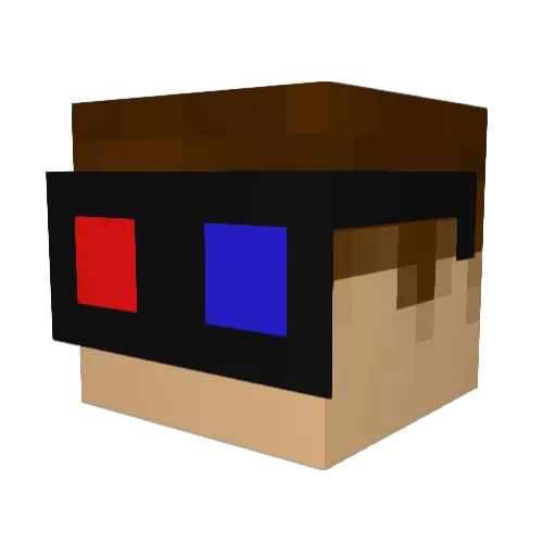 MrRumpunsh Minecraft avatar head, 3D render