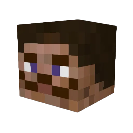 MrSJoe Minecraft avatar head, 3D render