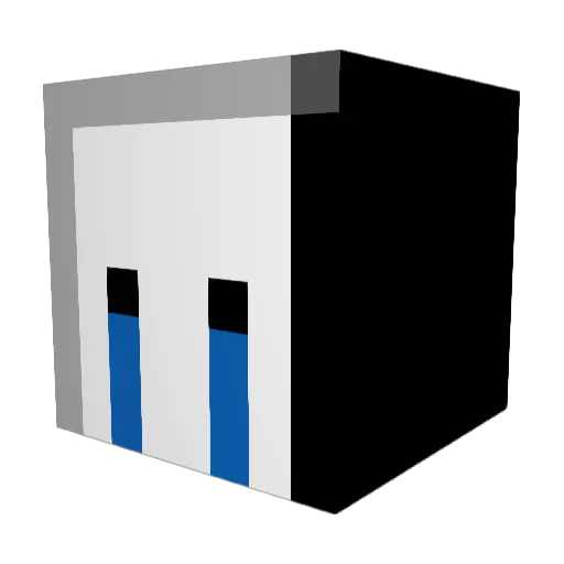 MrSad14 Minecraft avatar head, 3D render