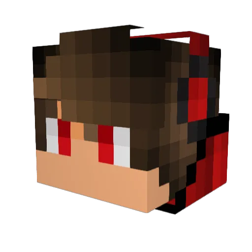MrSaltyRussian Minecraft avatar head, 3D render