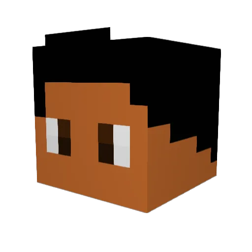 MrSalzar Minecraft avatar head, 3D render
