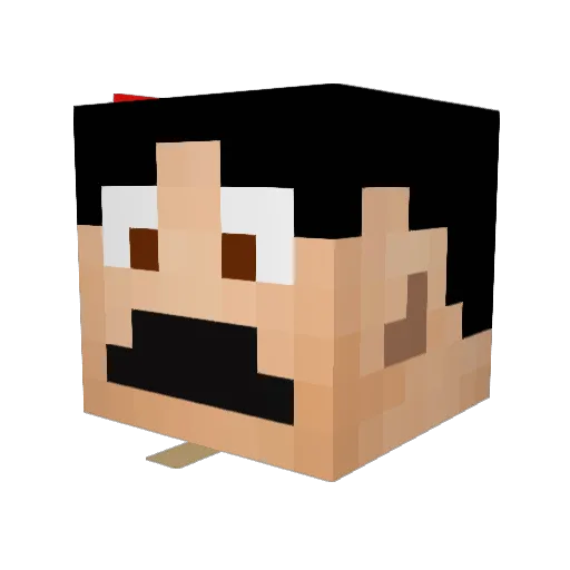 MrSamisan1 Minecraft avatar head, 3D render